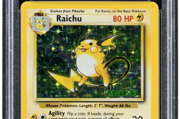 Rare Pokémon Card Fetches £411,000 at Auction – All Thanks to a Minor Typo!